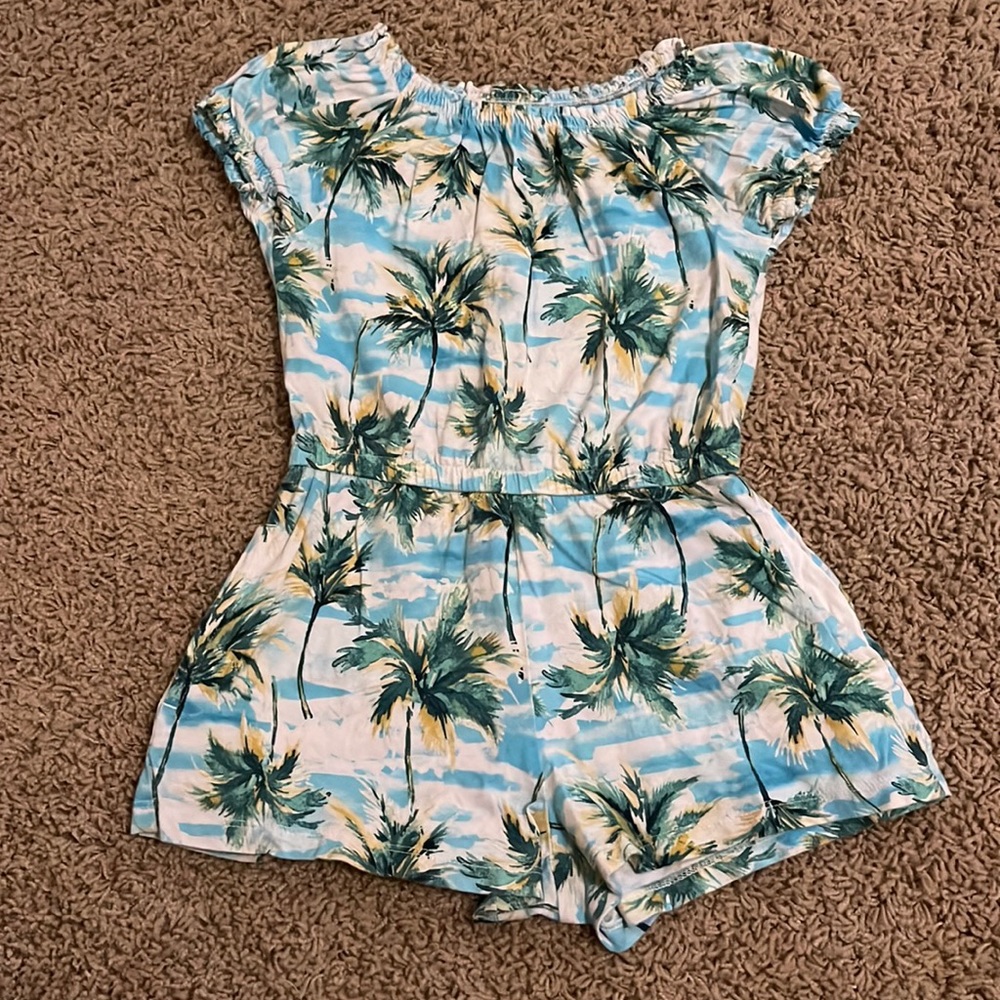 Old Navy tropical romper